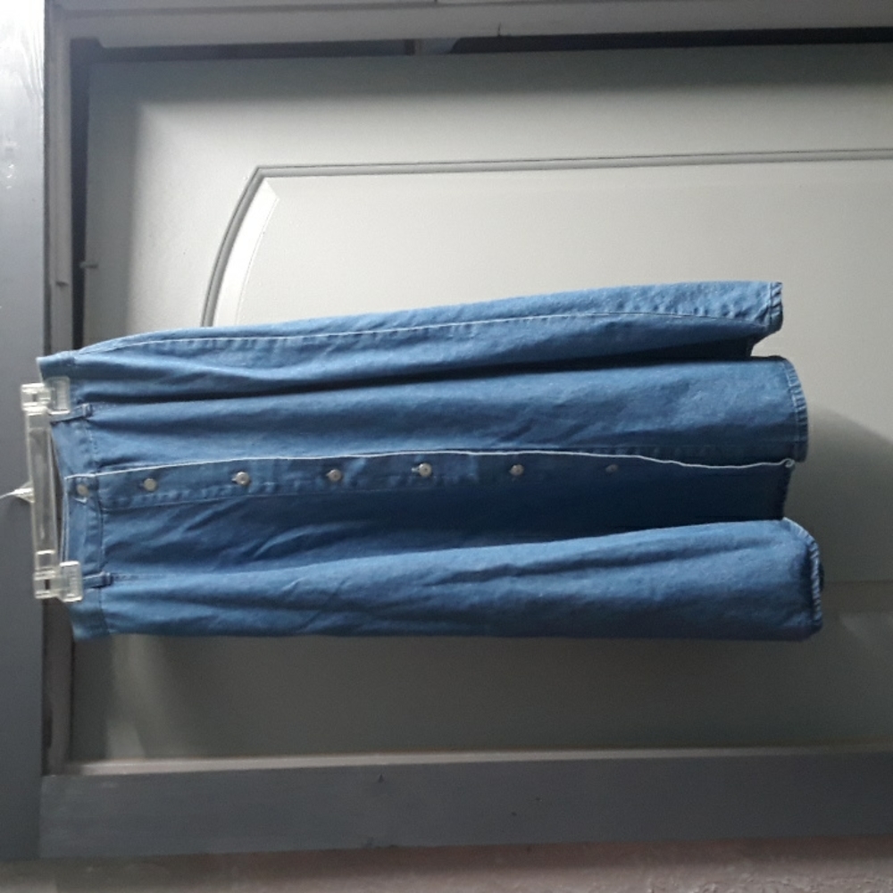 ST JOHN'S BAY Jean Skirt Sz 8P